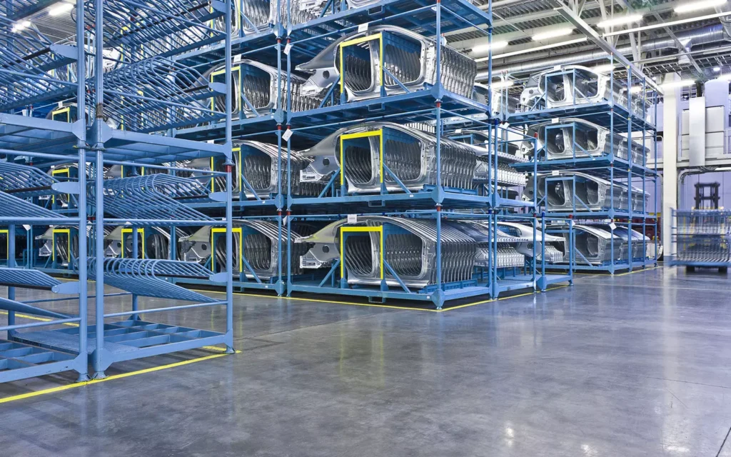 pojemniki specjalne niebieskie na magazynie